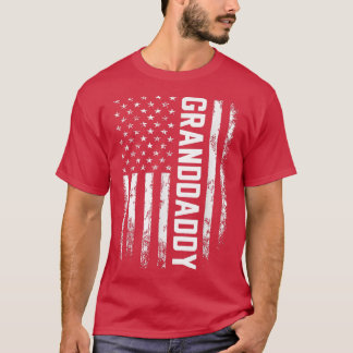 Granddaddy Gift America Flag Geschenk für Männer V T-Shirt