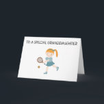 *GRANDDAUGHTER* AN IHREM BIRTHTAG VON GRANDPARENT  KARTE<br><div class="desc">SPIELT SIE GERNE? ODER SPIELEN SIE SOGAR TENNIS? HIER GEHT DANN!!!  **ZU EINEM SONDERGRANDAUGHTER*** AM BESONDEREN TAG— "GLÜCKLICHER BIRTHTAG"</div>