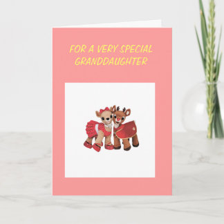 GRANDDAUGHTER CARD FEIERTAGSKARTE