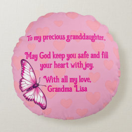 Granddaughter Prayer From Grandma Rundes Kissen