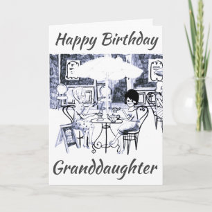 ***GRANDDAUGTHER** "GEBURTSTAG-LIEBE" KARTE