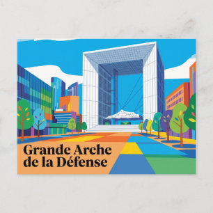 Grande Arche de la Défense Frankreich Postkarte