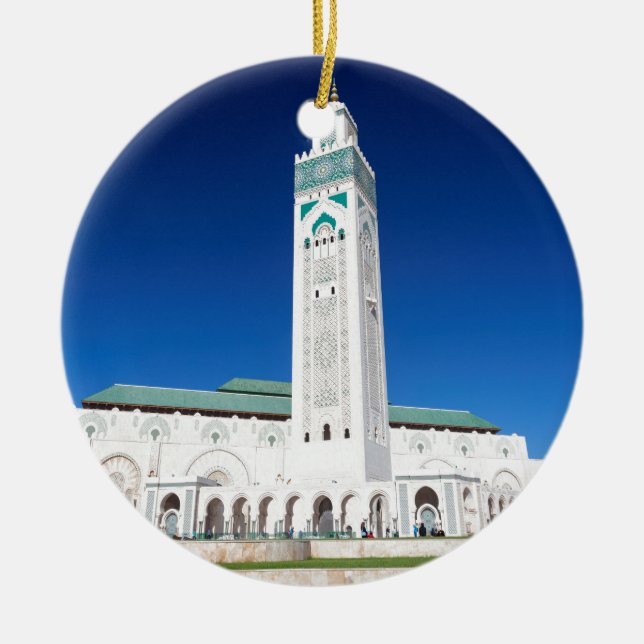 Grande Mosquée Hassan II, Casablanca, Marokko Keramik Ornament (Vorne)