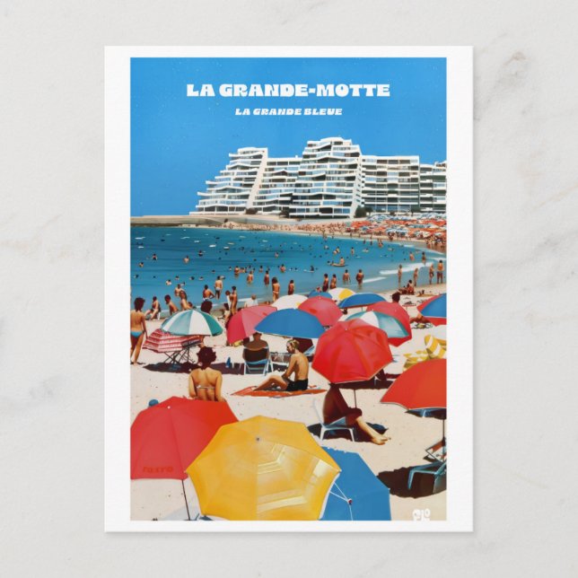 Grande-Motte, Postkarte QZE32F5-5 (Vorderseite)