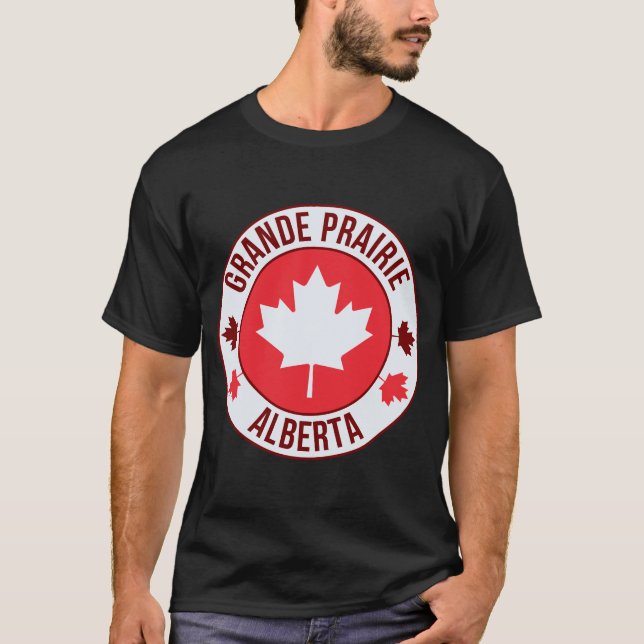 Grande Prairie, Canada City T-Shirt | Travel & Hom (Vorderseite)