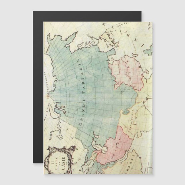 Grande Tartarie Magnetkarte (Vorne/Hinten)