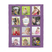 GRANDELENTS Foto Collage Grandkids Lila