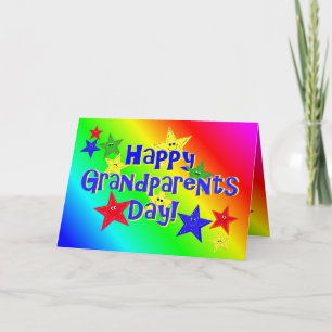 Grandeltern Day Stars Card Karte