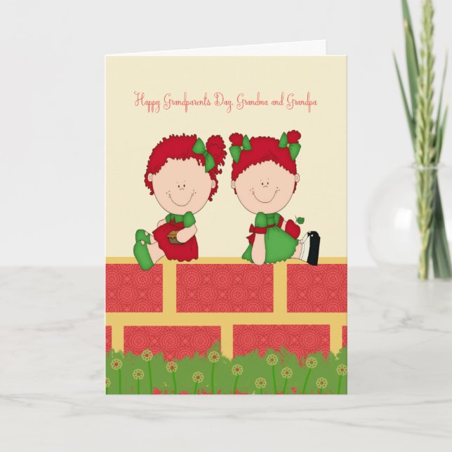 Grandeltern-Tageskarte von Twins Karte (Vorderseite)