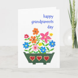 Grandelterntagkarte - Blume Power Karte