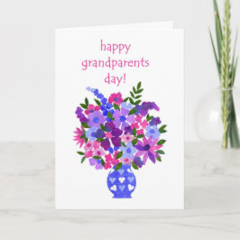 Grandelterntagkarte - Blume Power Karte