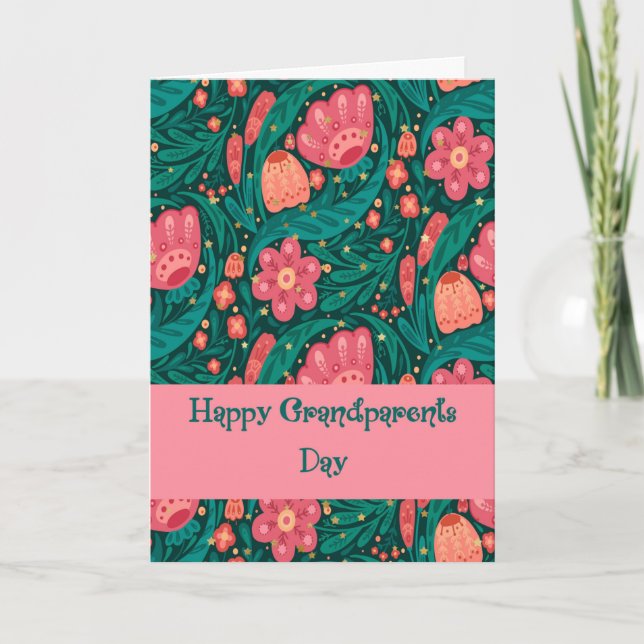 Grandelterntagkarte für eine Mama Oma Karte (Vorderseite)