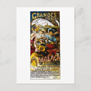 Grandes Fiestaen Malaca Postkarte