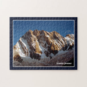 Grandes Jorasses Mont Blanc Massif Französische Al Puzzle