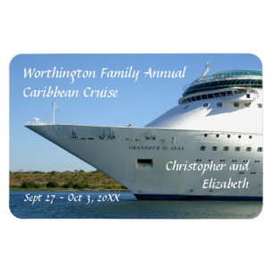 Grandeur, der auf dem Kanalstateroom-Türmarkierer  Magnet