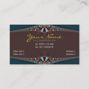 Grandeur Lace Business Card Visitenkarte
