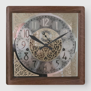 Grandfather Acrylic Wall Clock Quadratische Wanduhr