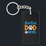 Grandfather Gift | Best Dog Dad Ever Schlüsselanhänger<br><div class="desc">Grandfather Gift | Best Dog Dad Ever</div>