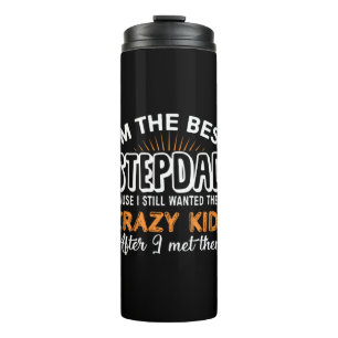 Grandfather Gift I Am The Best Step Dad Thermosbecher