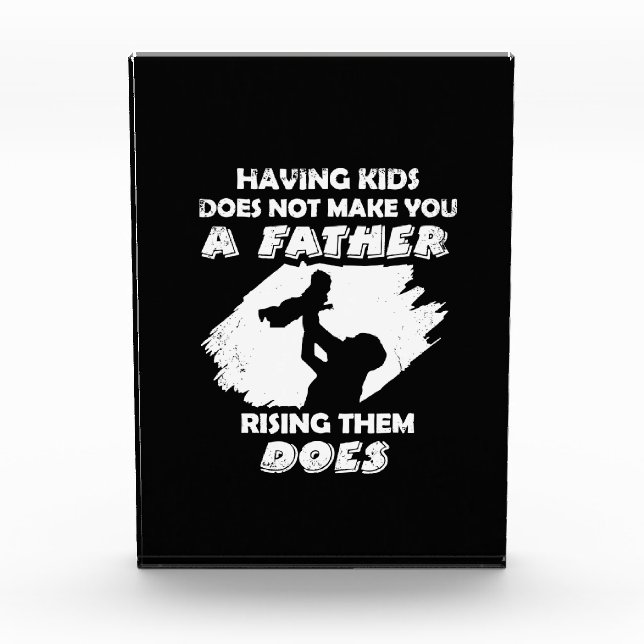 Grandfather Quotes | A Father Raising Them Does Fotoblock (Vorderseite)