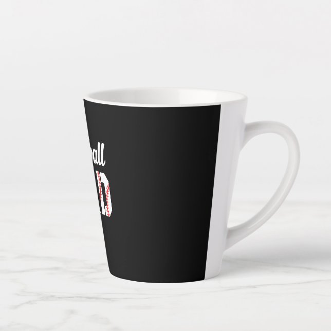 Grandfather Quotes | Baseball Dad Milchtasse (Rechts)