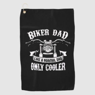 Grandfather Quotes Best Biker Dad Golfhandtuch