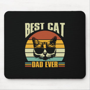 Grandfather Quotes   Best Cat Dad Ever Mousepad