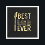 Grandfather Quotes | Best Dad Guitar Ever Serviette<br><div class="desc">Grandfather Quotes | Best Dad Guitar Ever</div>