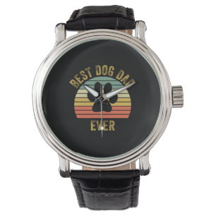 Grandfather Quotes   Best Dog Dad Ever Armbanduhr