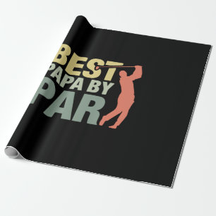 Grandfather Quotes Best Papa By Par Golf Geschenkpapier