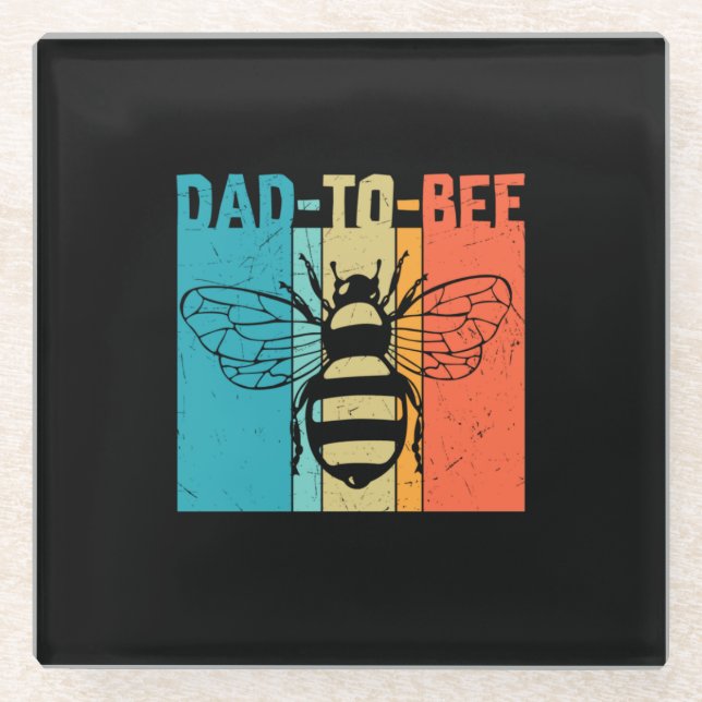 Grandfather Quotes | Dad To Bee Glasuntersetzer (Vorderseite)