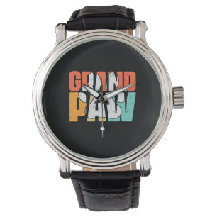 Grandfather Quotes Grandpaw Dog Armbanduhr