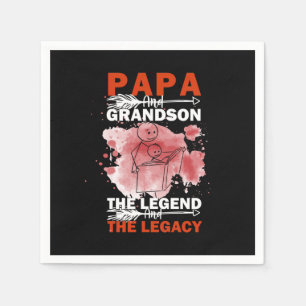 Grandfather Quotes   Papa And Grandson Serviette