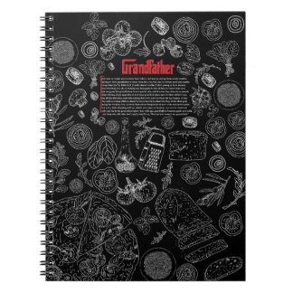 Grandfather Recipe Notebook Notizblock