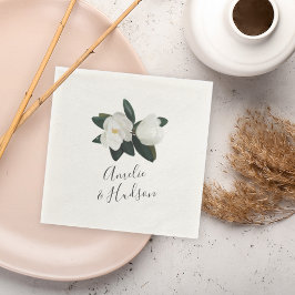 Grandiflora Personalisierte Hochzeit Serviette