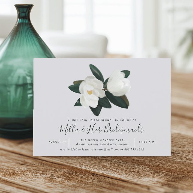 Grandiflora | Southern Magnolia Bridesmaids Brunch Einladung (Von Creator hochgeladen)