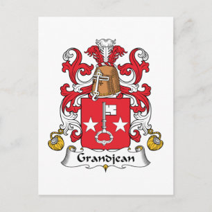 Grandjean Familienwappen Postkarte