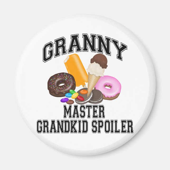 Grandkid Spoiler Granny Magnet (Vorne)