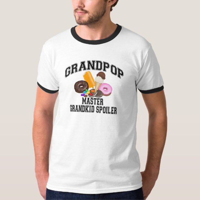 Grandkid-Verderber Grandpop T-Shirt (Vorderseite)