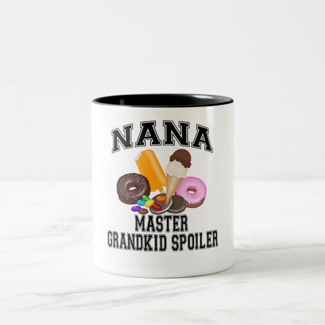Grandkid-Verderber Nana Zweifarbige Tasse (Mittel)