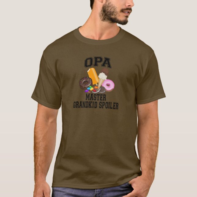 Grandkid-Verderber Opa T-Shirt (Vorderseite)