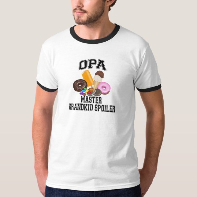 Grandkid-Verderber Opa T-Shirt (Vorderseite)