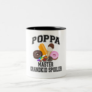 Grandkid-Verderber-Pappa Zweifarbige Tasse