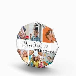 Grandkids Collage für Oma Geschenkblöcke aus Foto