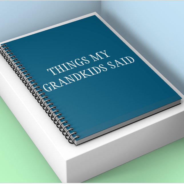 Grandkids Funny Things, die sie für Großeltern ges Notizblock (Von Creator hochgeladen)