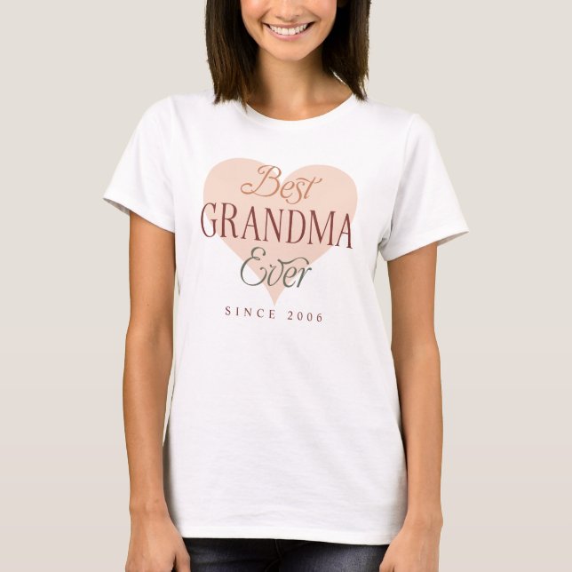 Grandkids nennt Years Beste Oma je T - Shirt (Vorderseite)