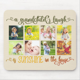 Grandkids-Zitat und individuelle Fotosammlung Mousepad