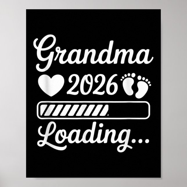 Grandma 2026 Loading Pregnancy Announcement New Gr Poster (Vorne)