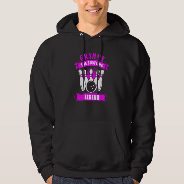Grandma Bowlers Ten Pin GRAMMY Legend Bowling Hoodie (Vorderseite)