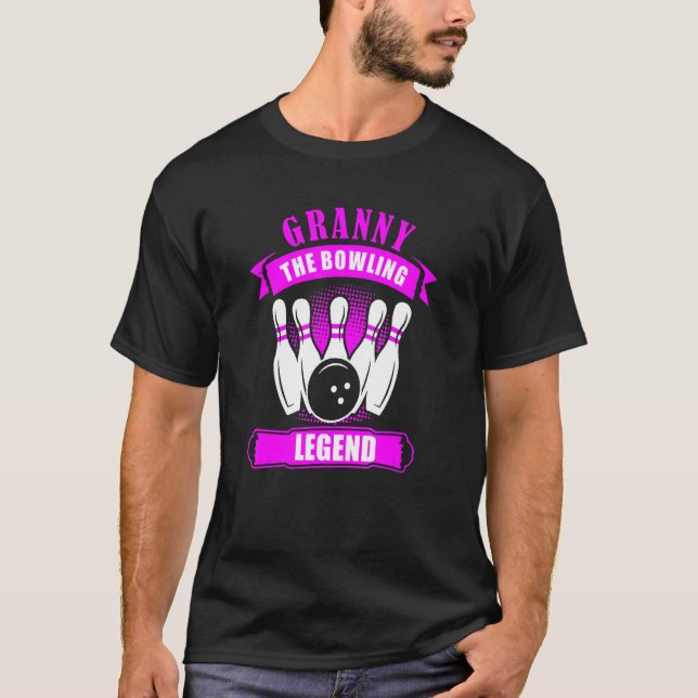 Grandma Bowlers Ten Pin GRANNY Legend Bowling T-Shirt (Vorderseite)